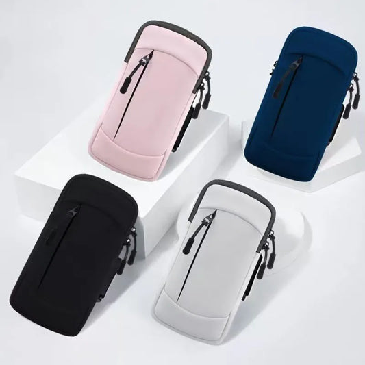 Homefish Running Armband Bag Phone Case Universal Sports Armband Arm Pouch Phone Holder Mobile Waterproof Wrist Band