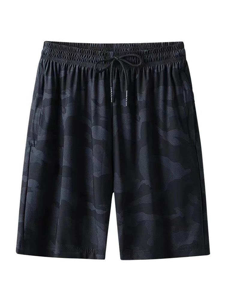 SONECHOKI Running Shorts Men Camouflage Basketball Sport Gym Mesh Breathable Shorts Fitness Training Workout Bottom Male Casual