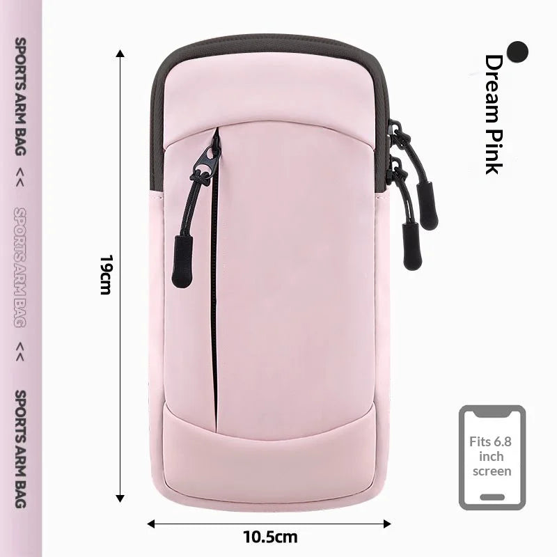 Homefish Running Armband Bag Phone Case Universal Sports Armband Arm Pouch Phone Holder Mobile Waterproof Wrist Band