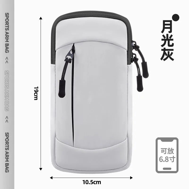 Homefish Running Armband Bag Phone Case Universal Sports Armband Arm Pouch Phone Holder Mobile Waterproof Wrist Band