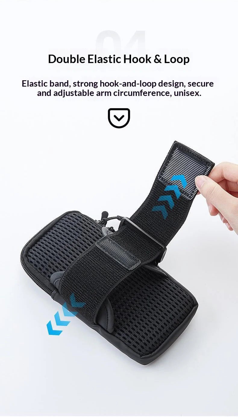 Homefish Running Armband Bag Phone Case Universal Sports Armband Arm Pouch Phone Holder Mobile Waterproof Wrist Band