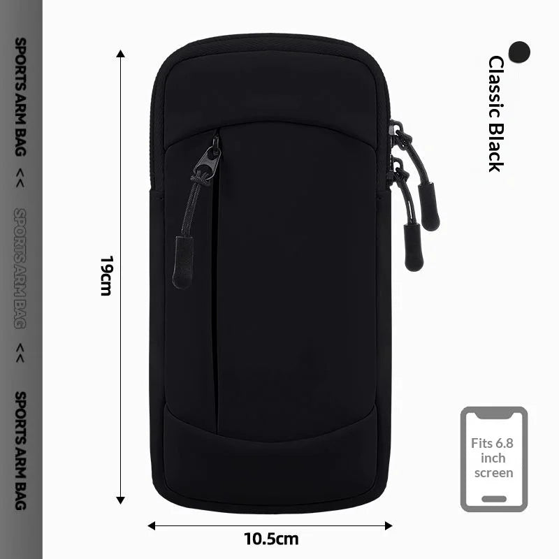 Homefish Running Armband Bag Phone Case Universal Sports Armband Arm Pouch Phone Holder Mobile Waterproof Wrist Band
